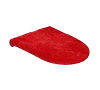 YWJLQH Housse de Siège de Toilette Légère, Coussin de Protection pour Abattant de Toilette, Tapis de Protection pour Hôtel, Maison, Café, Ferme, Rouge