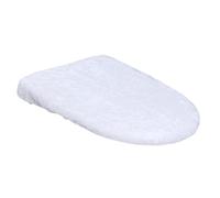 YWJLQH Housse de Siège de Toilette Légère, Coussin de Protection pour Abattant de Toilette, Tapis de Protection pour Hôtel, Maison, Café, Ferme, Blanc