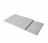 YWJLQH Plaque à Pâtisserie Professionnelle Moule Rectangulaire Perforé Support Anti-déformation Plateau Renforcé pour Cuisson Uniforme des Pâtisseries, 35x25 Cm, Anodisé