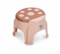 YWJLQH Tabouret Plastique Empilable, Rose, Grand | Plastique - empilable pour aisé, siège d'appoi | pour salle jeux, pour iérieur