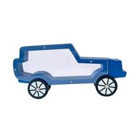 YWJLQH Tirelire en Bois en Forme de Voiture pour Enfants et Adultes - Coffret D'épargne éducatif, Bleu