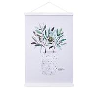 Ywlake A0 Cadre Photo Magnétique 84 cm, Cadre Poster Porte Affiches 84x100 84x120 Aimanté en Bois Naturel pour Affiche Cadre Magnetique Cadre Affiche Cadre Suspendu (84cm, Blanc)