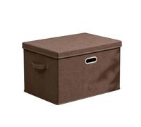 YWMEAC Organisateurs de Stockage de Cube, Boîte de Stockage Pliable, Pour Vêtements Souvenirs Livres/Brown/44 * 29 * 30 Cm