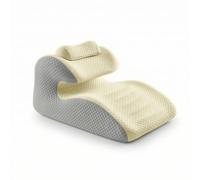 YWMJZEU Dossier Anti Reflux Coussin Oreiller Wedge Support Lombaire Coussin Inclinable Mousse à Mémoire pour Maintien Stable Couché et Semi- Housse Douce, Gris Riz Chiné