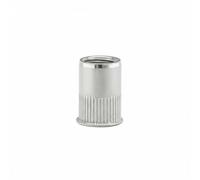 YWMJZEU Écrou Rivet Fileté Inox Écrou Insert Fixation Filetage en Acier Inoxydable 304 pour Longue Durée Tête Plate Offrant Finition Soignée Installation Dans, M10, Ss304 Moletage S-count