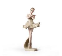 YWMJZEU Figurine Danseuse en Tutu Élégant Statuette Danseuse en Tutu Sculpté Figurine pour Danseurs, Coiffeuse, Beige, Fille De Ballet, Mains Croisées sur La Poitrine