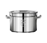YWMJZEU Marmite avec Couvercle Inox Marmite En Acier Inoxydable Professionnel Faitout avec Couvercle En Métal pour Professionnels, Traiteurs, Restauration, 30 21