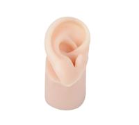YWMJZEU Modèle D'oreille En Silicone Simulant Une Texture Délicate, avec Socle de Présentation Inclus, À DROITE
