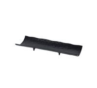 YWMJZEU Plateau en Aluminium Texturé Plateau Ovale Argenté pour Salon, Console, 49 X 18.5 X H5 Cm, Nouveau Style Chinois, Doré, Petit