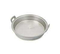YWMJZEU Poêle à Frire Fond Plat Poêle En Aluminium Non Revêtu Ustensile pour Cuisine Maison, 34 Cm, Version Améliorée Épaissie, 4,1 Jin
