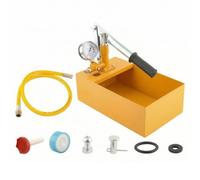 YWMJZEU Pompe D'épreuve Manuelle Robuste Pompe Test avec Manomètre Portable pour Chauffagistes