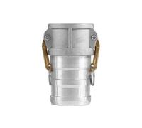 YWMJZEU Raccord à Cames Étanche Raccord Mâle à Came Industriel Adaptateur Fileté pour Atelier, Extrémité Femelle 2 Pouces Vers Tube 2,5 Pouces, Diamètre Intérieur 63mm, Diamètre Extérieur 65mm