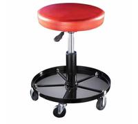 YWMJZEU Tabouret Mécanicien à roulettes Mobile Tabouret D'atelier avec Rangement Rotatif Siège D'atelier avec Plateau à Outils pour Bricoleurs, Age