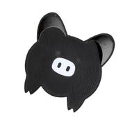 YWMJZEU Tapis Lave-Pieds Confortable Tapis Bain avec Picots Ergonomique, Noir