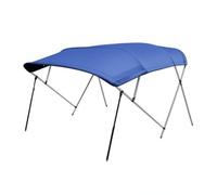 YWMJZEU Taud Marin Bimini Canopy Bateau Abri Pliant Pare-Soleil Toit de Pont Tissu Oxford 600D Résistant aux Intempéries avec Armature en Acier Inoxydable, Quatre Traverses - 1 220x200x135 Cm