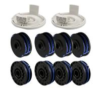 YWNYT Bobine de fil RAC123 pour débroussailleuse Ryobi - 1,6 mm x 8,3 m - Bobine de rechange pour débroussailleuse Ryobi RLT4027, RLT4125, RLT5027, RLT6030, RLT5127, RLT6130 (8+2)