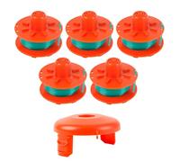 YWNYT Bobine de rechange pour débroussailleuse Gardena 5367-20, 2 mm x 4,2 m pour débroussailleuse Gardena Turbo SmallCut (article n° 2402 et 2404) Bobine de rechange (5 bobines + 1)