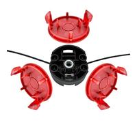 YWNYT Fil de coupe Bosch F016800431, 37 cm x 3,5 mm pour débroussailleuse AFS 23-37, tête de coupe F016F04839, couvercle de bobine de fil de coupe F016F04841 (lot de 3+1)