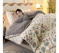 YWQJL Couverture Hiver Chaude Couettes Edredon Gonflant Duvet Plume Couette Hiver Chaude sans Housse Moelleuse Couverture Epaisse Polaire pour l'hiver(#28,180x220cm/3kg)