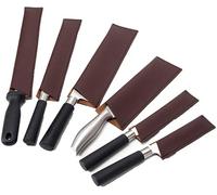 YWYHHM Lot de 6 gaines de protection en cuir universelles pour couteaux - Protection de lame robuste