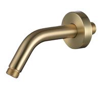 YXADGML Bras De Douche Bras de Douche en Acier Inoxydable, plaqué Argent chromé, Tuyau d'extension de Pomme de Douche Mural, Accessoires de Salle de Bains, Remplacement de Robinet(Brushed Gold)