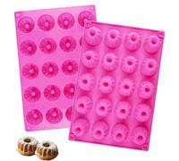 YXHZVON Mini Gugelhupfform en Silicone Moule Silicone Mini Charlotte | 20 Cavités Moule Silicone Mini Kouglof,Moule Silicone Patisserie,Antiadhésif & Sans BPA,Passe au Lave-Vaisselle,pour Muffins