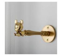 YXINAER Crochet de Rideau en Laiton Crochet de Rideau en Laiton, arrêt Mural métal, Accessoires décoratifs, Crochets muraux for vêtements et Chapeaux(Monkey)