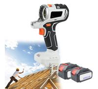 YXYLJOZ Kit combiné d;Outils sans Fil, Ensemble d;Outils de Travail du Bois Multifonctionnel 10 en 1, 2 Batteries de 6,0 Ah et Coffret à Outils, pour des projets de Bricolage Polyvalents