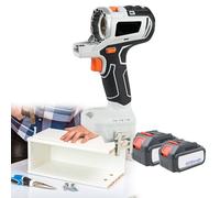 YXYLJOZ Kit combiné d;Outils sans Fil, Ensemble d;Outils de Travail du Bois multifonctionnels 10 en 1, 2 Batteries 6,0 Ah et Coffret à Outils, Kits d;Outils électriques combinés
