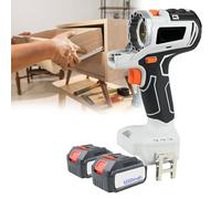 YXYLJOZ Kit d;Outils de Travail du Bois Multifonctionnel, kit combiné d;Outils électriques sans Fil 10 en 1, 2 Batteries 6,0 Ah et boîte à Outils, Kits combinés d;Outils électriques
