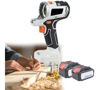 YXYLJOZ Kit d;Outils de Travail du Bois Multifonctionnel, kit combiné d;Outils électroportatifs sans Fil 10 en 1, kit combiné sans Fil sans balais, 2 Batteries 6,0 Ah et Coffret à Outils