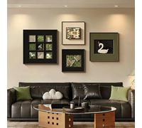 YYBHKHBY Tableau Mural Grès 3D Avec Style Médiéval,60Cm Sculptures Murales Paysagères Créatives,Minimaliste Décoration Murale Pour Maison Entrée Couloir Chambre Coucher Salon,A gold,70cm