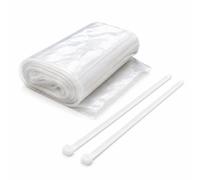 YYHCC Tuyau de gouttière 20 cm x 10 m Tuyau de descente temporaire | Pour tuyaux d'évacuation, 20 cm de large, 10 m de long, provisoire, montage facile