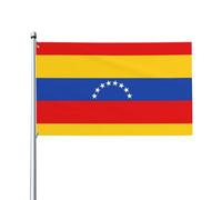 YYHHAOFA Drapeau du Venezuela - Bannière décorative d'extérieur en polyester - Couleurs vives, séchage rapide et facile à suspendre pour jardin, terrasse et décorations de fête - 0,9 x 1,5 m