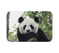 YYHHAOFA Lovely Panda Tapis de salle de bain avec ourlet 101,6 x 152,4 cm - Bien conçu, résistant à la décoloration et facile à nettoyer