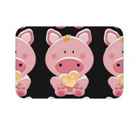 YYHHAOFA Lovely Pig Prints Tapis de salle de bain bien conçu, résistant à la décoloration et facile à nettoyer 101,6 x 152,4 cm
