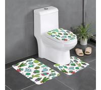 YYHHAOFA Lovely succulent Prints Lot de 3 tapis de salle de bain en microfibre pour plus de confort et de durabilité 61 x 40,6 cm