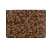 YYHWHJDE Lot de tapis en fausse fourrure à imprimés floraux ornés - 203,2 x 147,3 cm - Ultra absorbant et confortable pour salon, chambre à coucher et plus encore