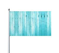 YYHWHJDE Papier peint texturé avec planches de bois - Drapeau de décoration extérieure - Bannière en polyester durable pour cour, patio et décorations de fête - 0,9 x 1,5 m
