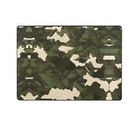 YYHWHJDE Tapis en fausse fourrure avec imprimé camouflage militaire 203,2 x 147,3 cm - Ultra absorbant et confortable pour salon, chambre à coucher et plus encore