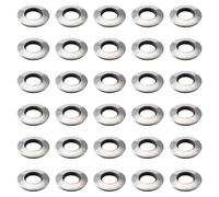 YYIGVMO 30 Pièces M10x20 mm Acier Inoxydable en Néoprène Soutenu EPDM Rondelles, EPDM Rondelles D'Étanchéité Collées, pour Fourniture de Boulons de Toit Marin