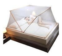 YYLDPFDC Moustiquaire de lit, Moustiquaire Pliable Lit 2 Places, Rideau de Camping Portable, sans Fond, Installation Facile, Maille Fine, pour Chambre à Coucher, Camping 190 x 160 x 80 cm