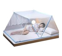 YYLDPFDC Moustiquaire Pliable Lit 2 Places, Portable de Voyage Moustiquaire, Camping Mosquito Rideau, Installation Facile, Maille Fine, pour Chambre à Coucher, Camping, 190 x 160 x 80 cm