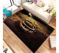 yyxsgdmw Seigneur des Anneaux Motif Tapis Tapis pour Chambre À Coucher Homedecor Tapis pour Salon Salle De Bain Tapis Creative Paillasson 15 Taille 3D H1551 50×70Cm