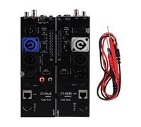 Yzzthumss CT78 Testeur de Câble Multifonction XLR Audio, Détection Automatique Compatible, Séparation Télécommande en un Appareil