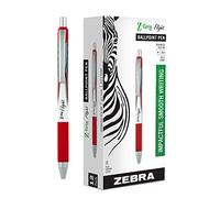 Z-Grip Flight Retractable Ballpoint Pen, 1.2 mm, Bold, Red, Dozen, Sold as 1 Dozen