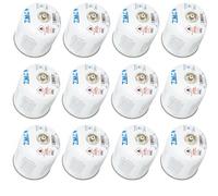 Z.M.C Lot de 12 cartouches de gaz butane propane 450 g 900 ml Valve à vis | Filetage européen de 7/16" - Fermeture automatique sûre - Durée de combustion : 5 à 11 h - Résistant au froid