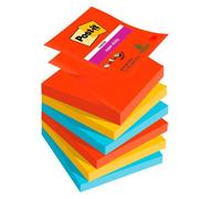 Z-Notes couleurs Playful Super Sticky Post-it 76 x 76 mm - bloc de 90 feuilles