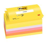 Z-notes repositionnables néon Super Sticky Post-it - Bloc de 100 feuilles