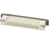 Z51-20-11110 - Connecteur SMD-ZIF 20 pôles RM0,5 cont. en haut